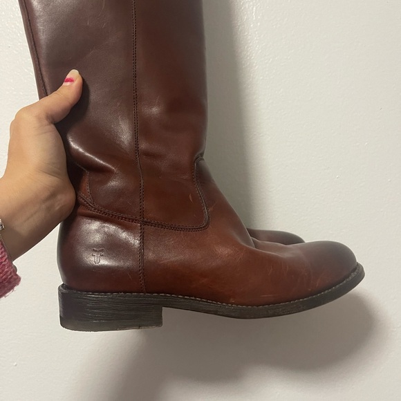 Frye Jayden button Tall leather riding boots - Picture 3 of 8